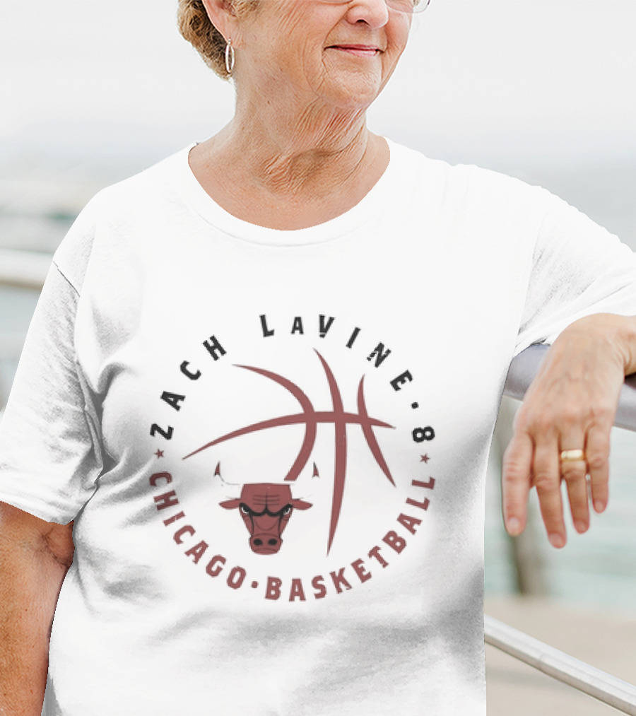 Zach LaVine 8 Chicago Basketball Bulls T-Shirt