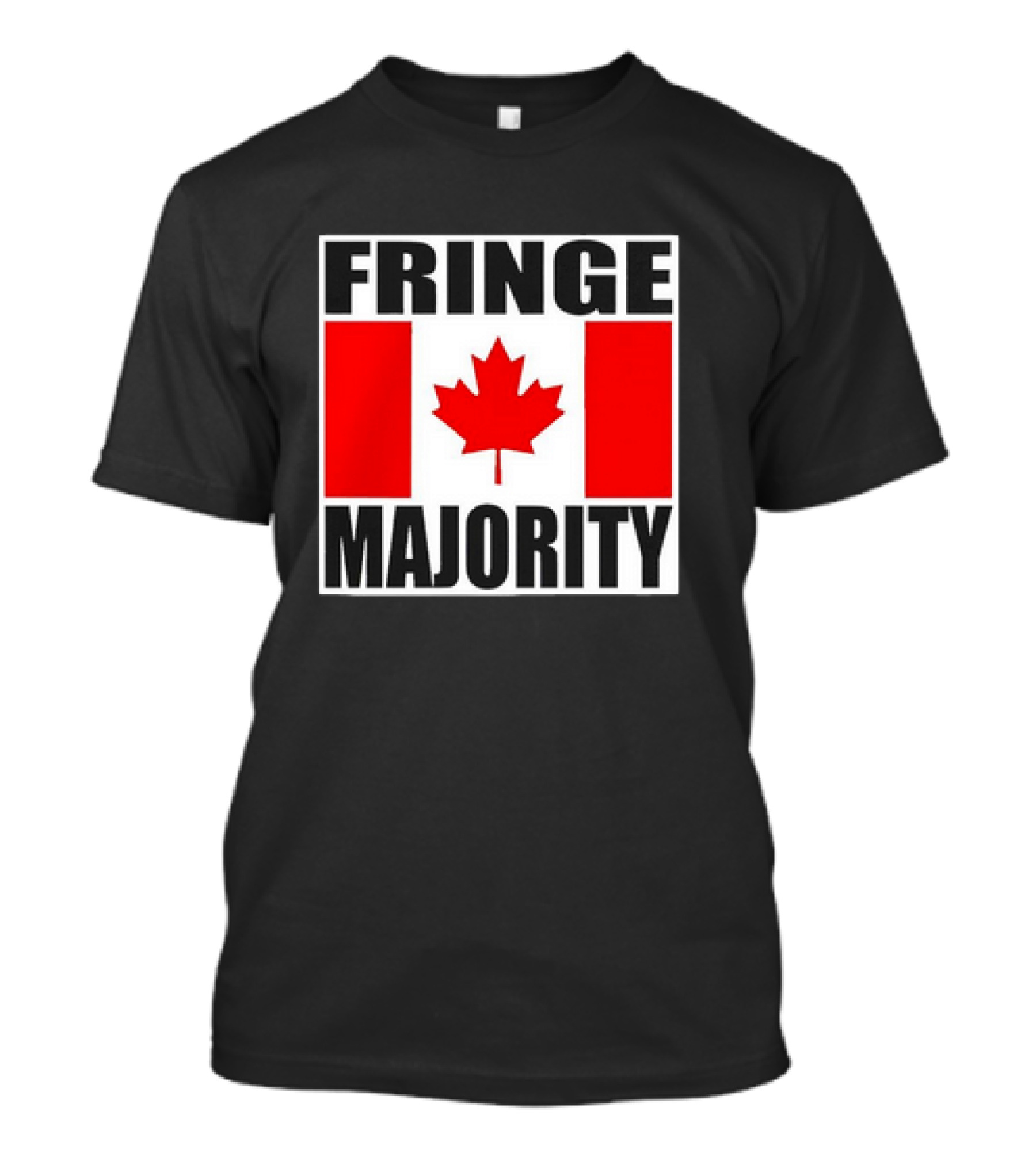 Fringe Majority Canada Flag Maple Leaf T-Shirt