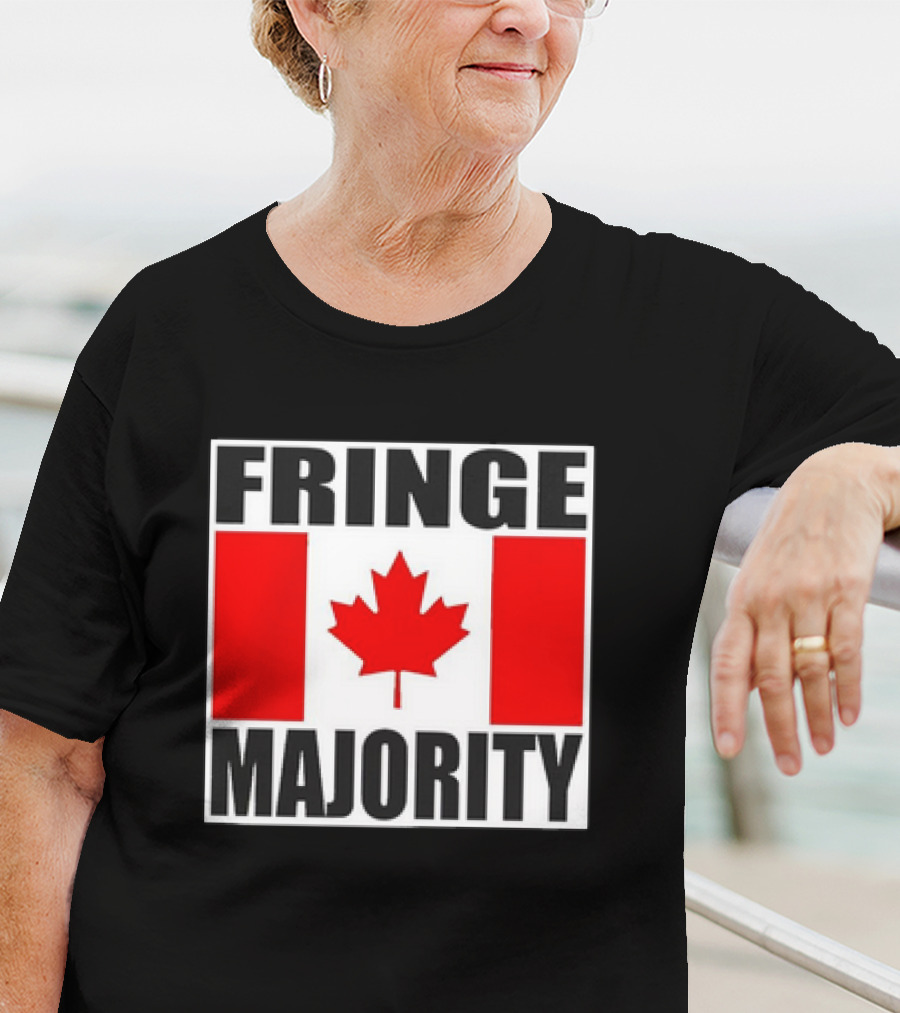Fringe Majority Canada Flag Maple Leaf T-Shirt