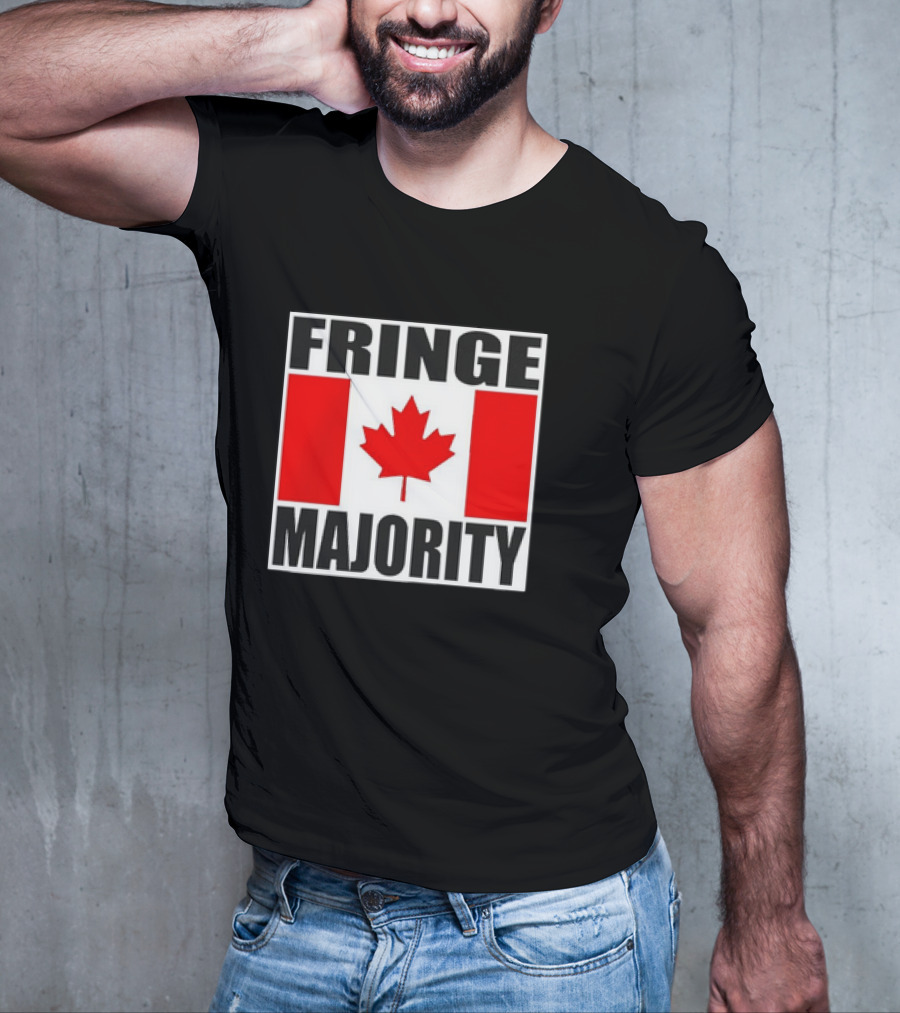Fringe Majority Canada Flag Maple Leaf T-Shirt