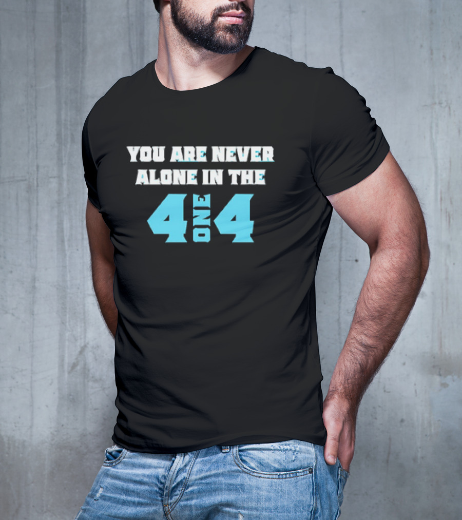 Marquette Golden Eagles You Are Never Alone In The 414 One 4 T-Shirt