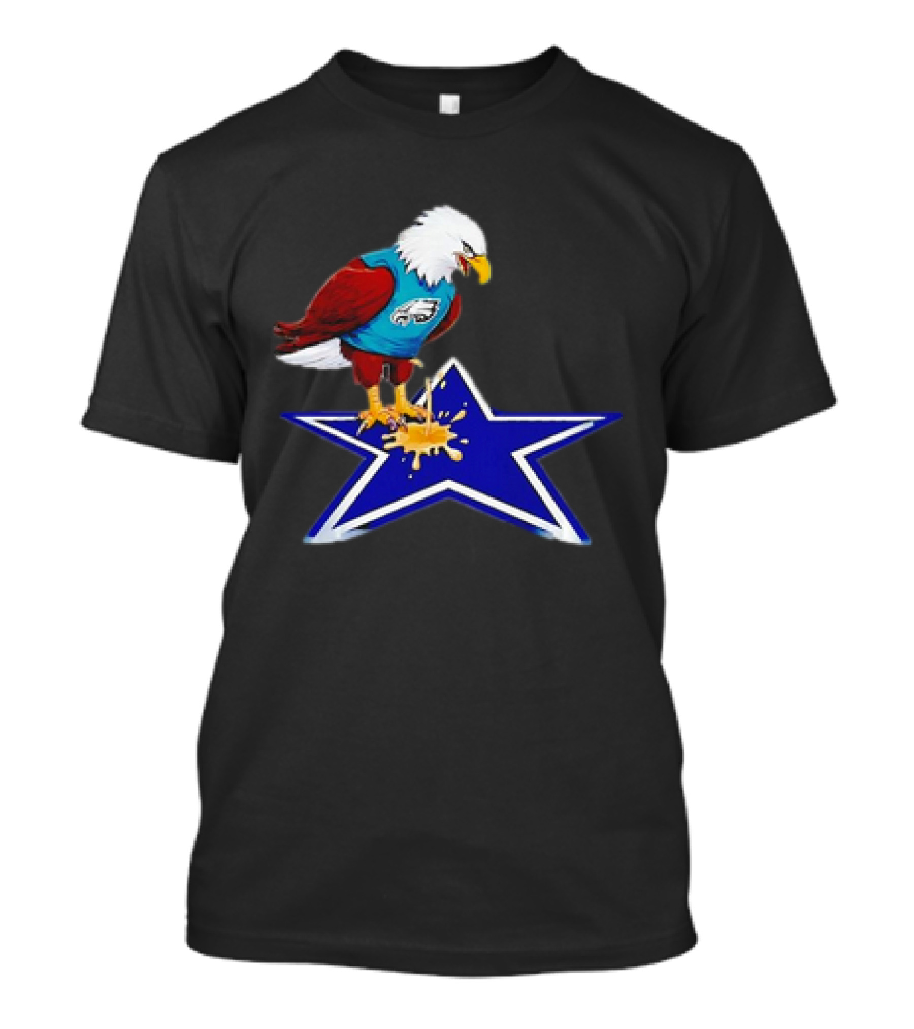 Philadelphia Eagles Peeing On Dallas Cowboys Star T-Shirt