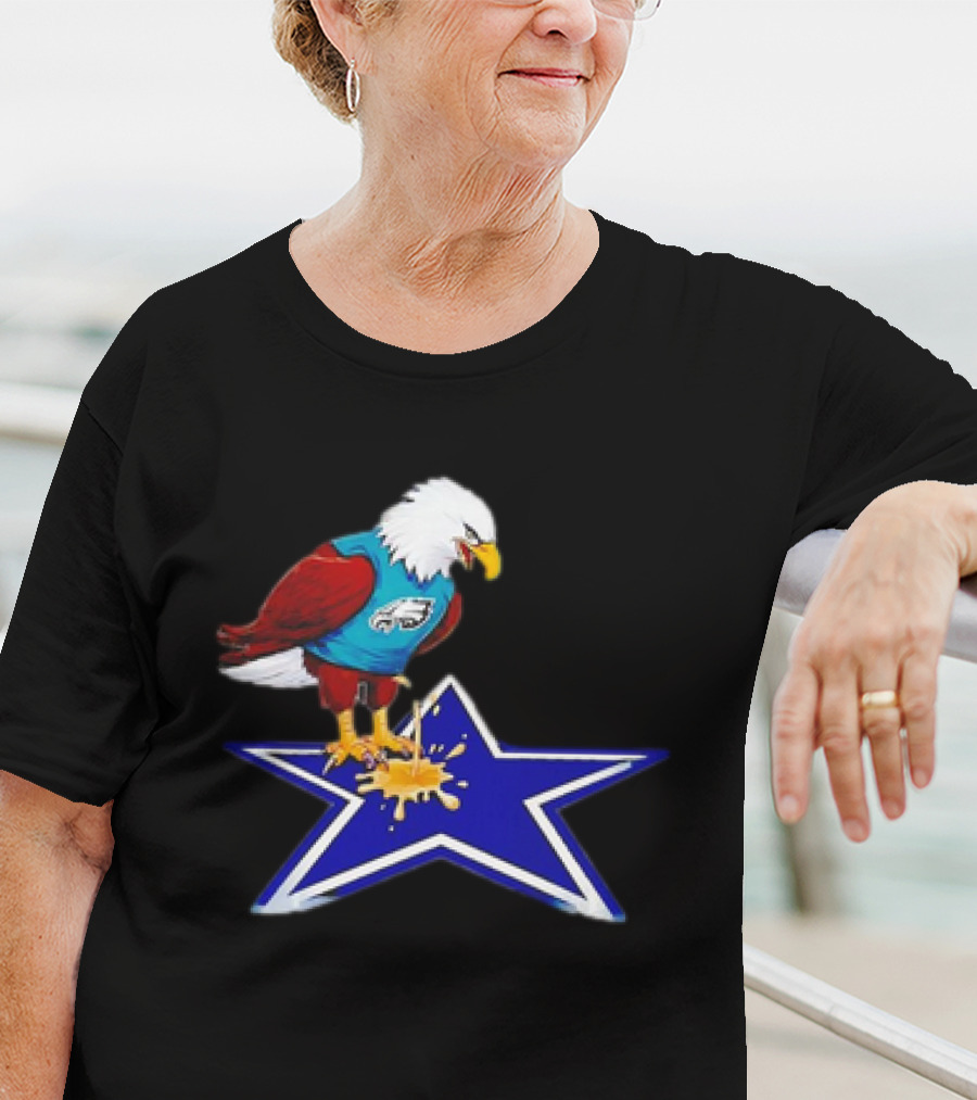 Philadelphia Eagles Peeing On Dallas Cowboys Star T-Shirt