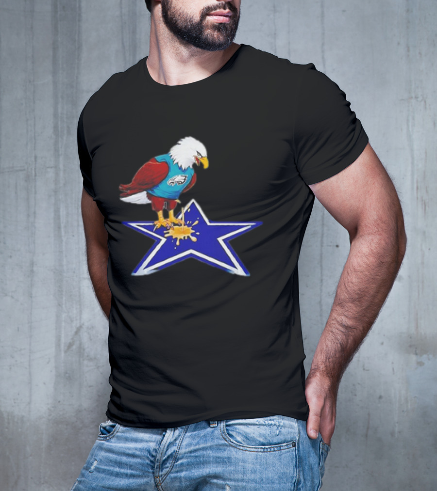 Philadelphia Eagles Peeing On Dallas Cowboys Star T-Shirt