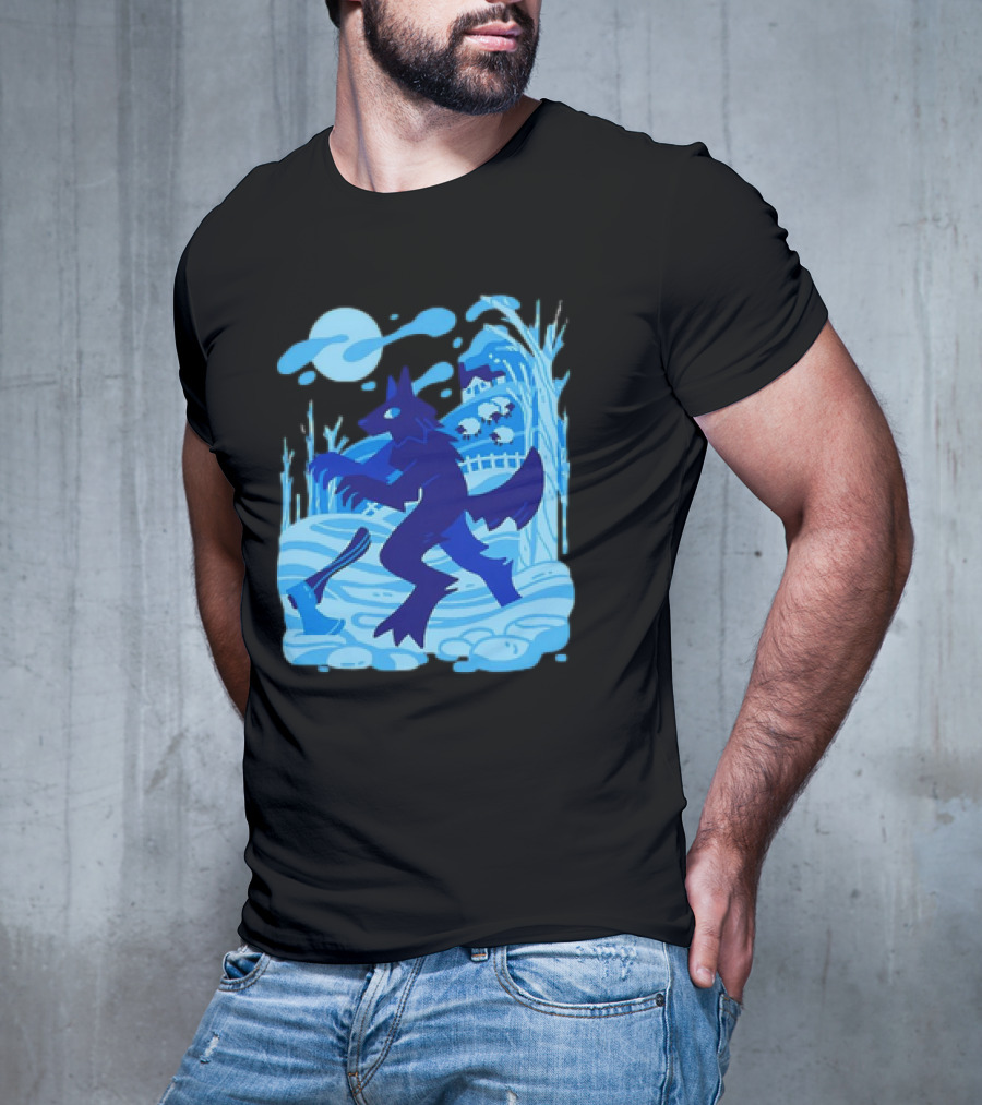 Werewolf Under The Winter Moon T-Shirt