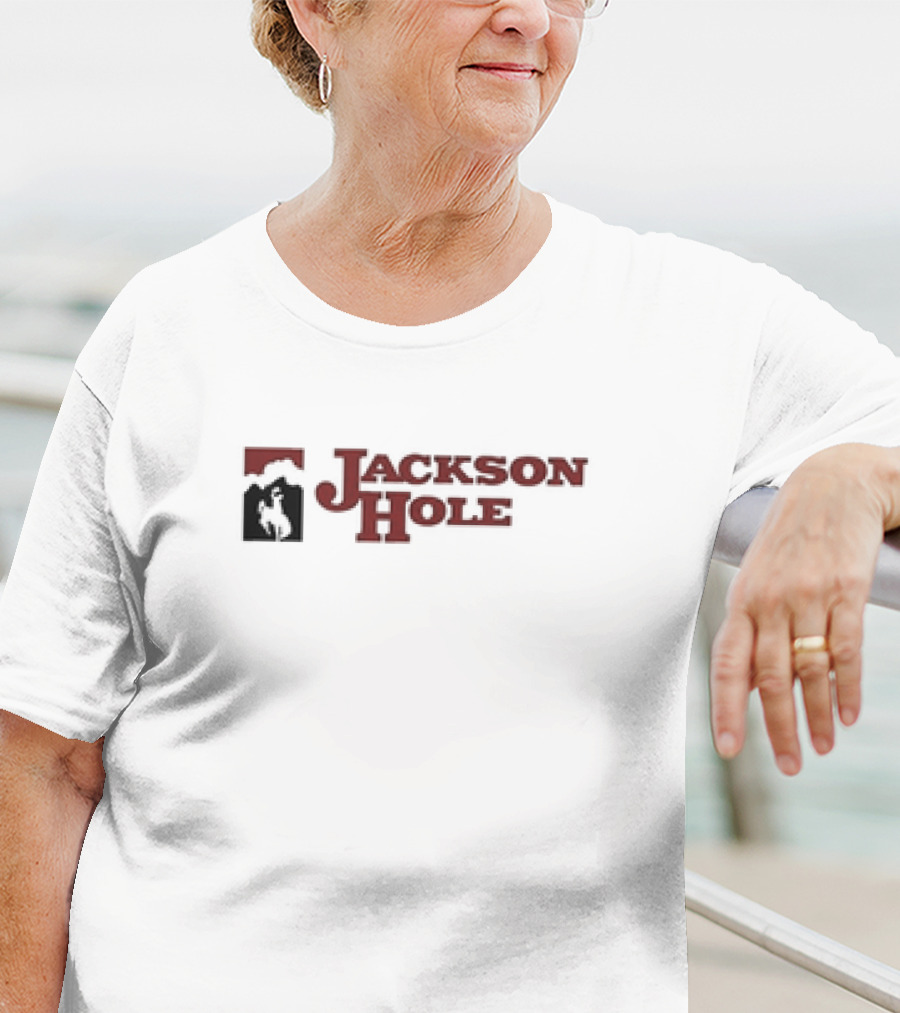 Jackson Hole Ski Resort Retro Style Cowboy T-Shirt