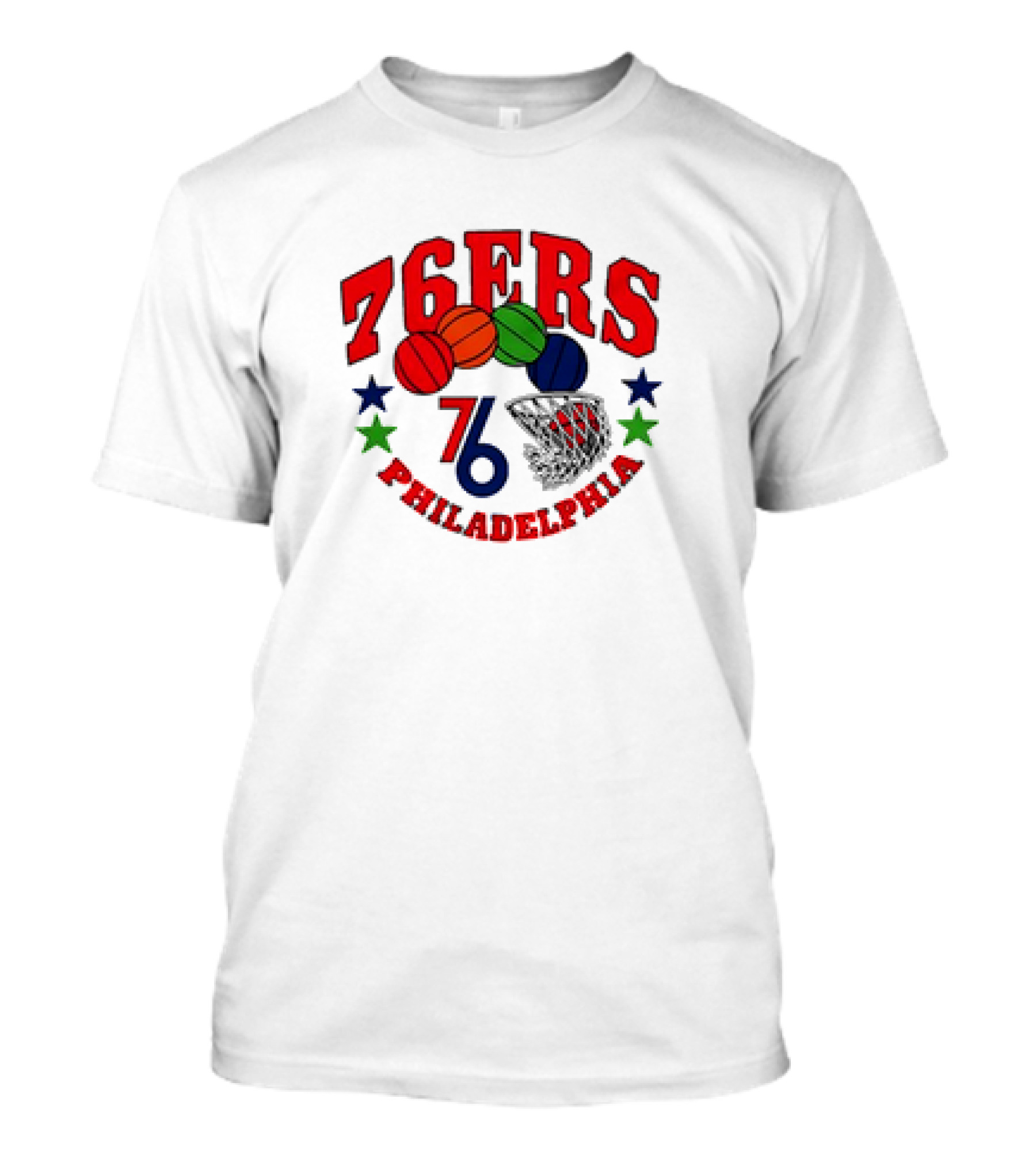 Philadelphia 76ERS 76 Basketball Stars City Edition T-Shirt