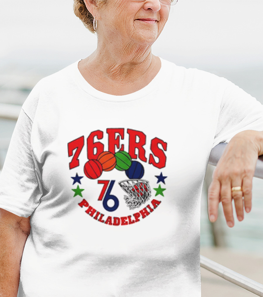 Philadelphia 76ERS 76 Basketball Stars City Edition T-Shirt