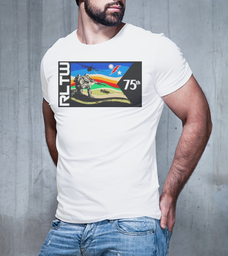 RLTW RGR Violence Guidon 75th Airborne Soldier Tactical Ops T-Shirt