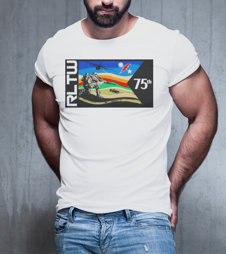 RLTW RGR Violence Guidon 75th Airborne Soldier Tactical Ops T-Shirt