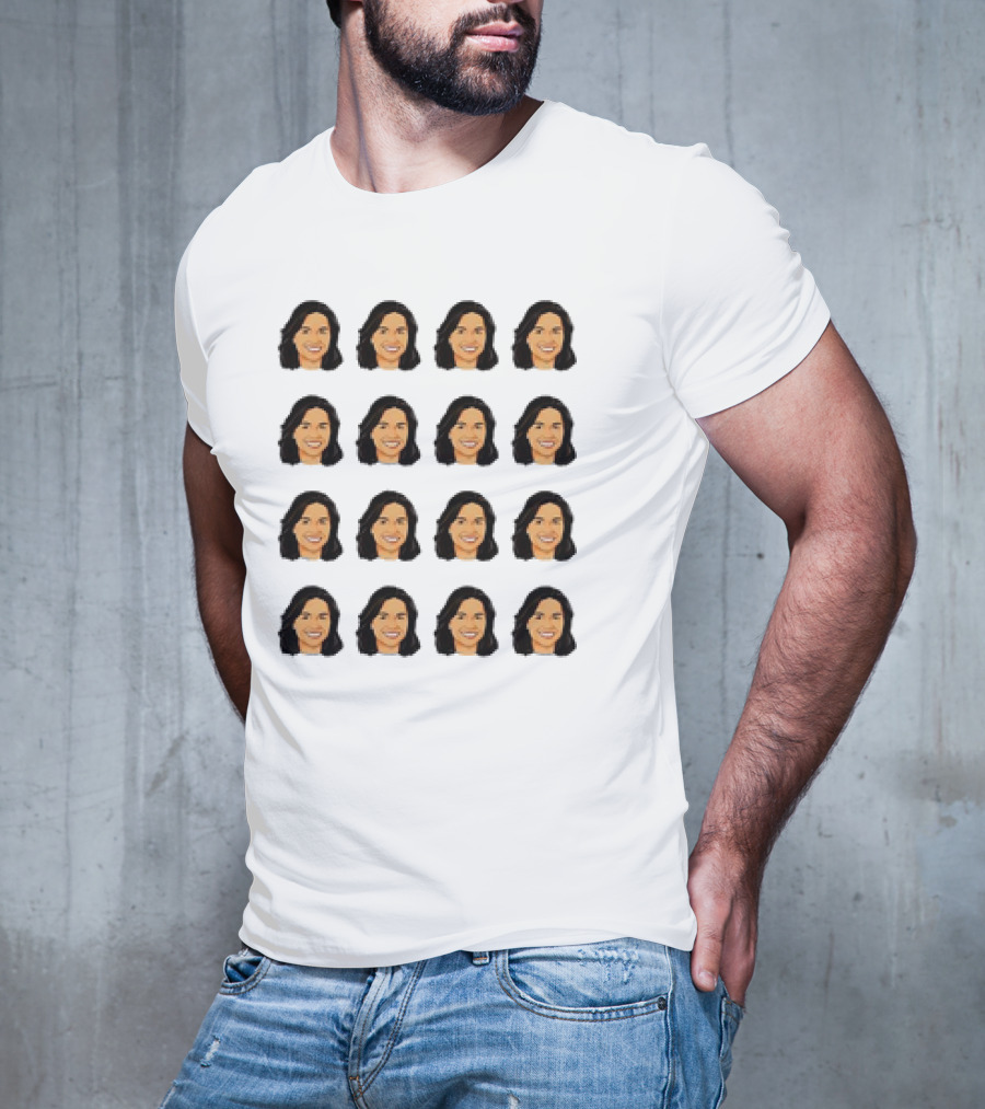 Tulsi Gabbard 16 Identical Smiling Faces T-Shirt