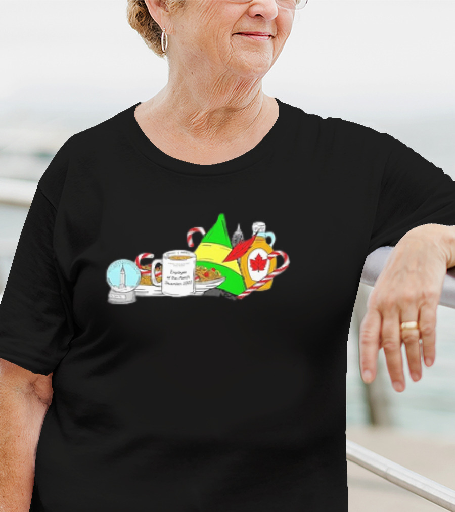 Elf-Tucky Kentucky Christmas Engulfed In Maple Syrup And Candy Canes T-Shirt