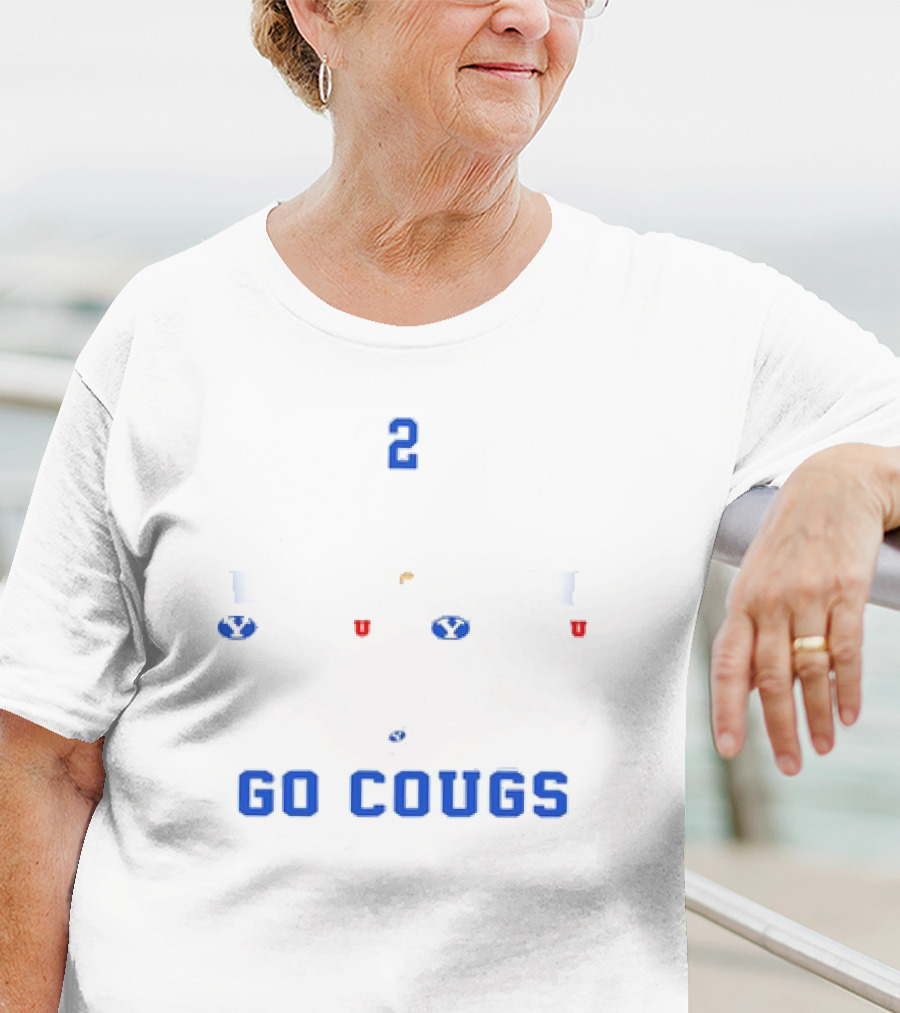 BYU Cougars Back 2 Back The Holy War Beat Utah Utes Go Cougs T-Shirt