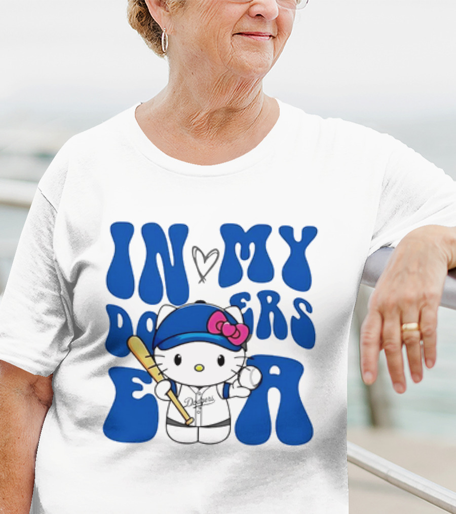 Hello Kitty Los Angeles Dodgers In My Dodgers Era T-Shirt