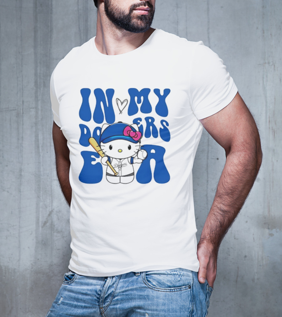 Hello Kitty Los Angeles Dodgers In My Dodgers Era T-Shirt