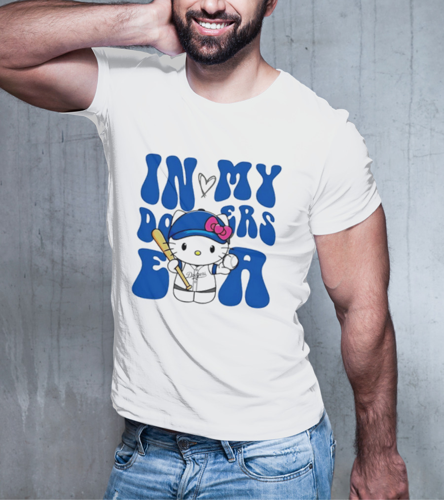Hello Kitty Los Angeles Dodgers In My Dodgers Era T-Shirt