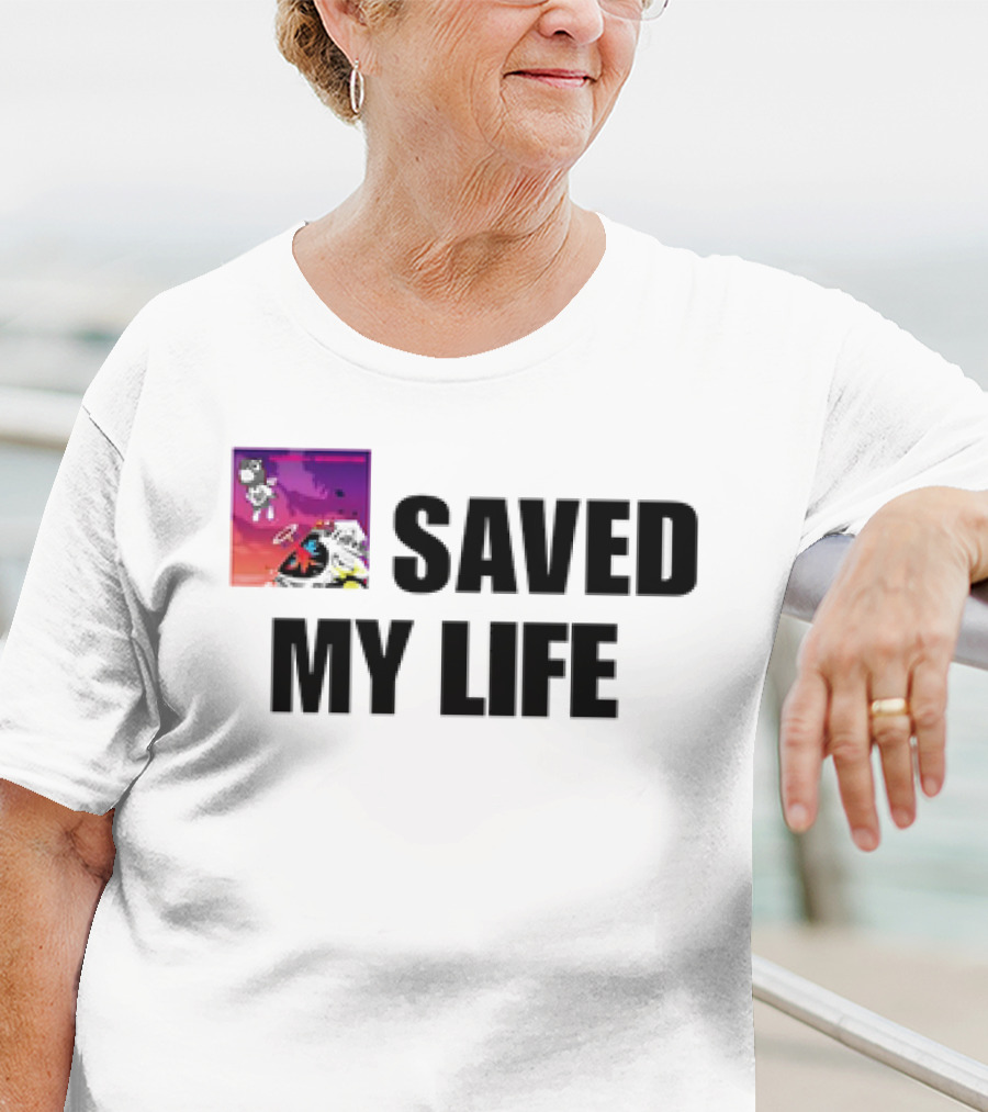 Kanye West Graduation Album Cover Art Saved My Life T-Shirt