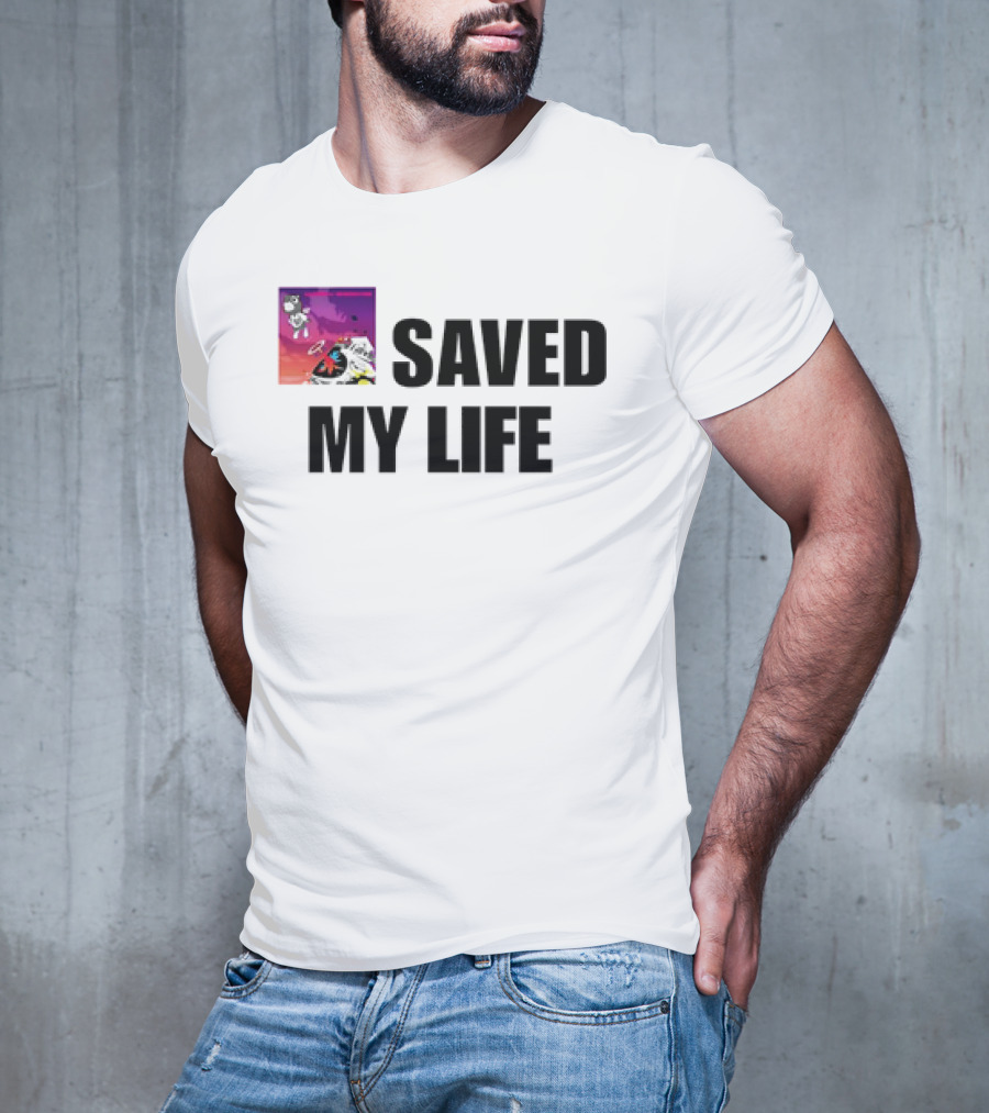Kanye West Graduation Album Cover Art Saved My Life T-Shirt
