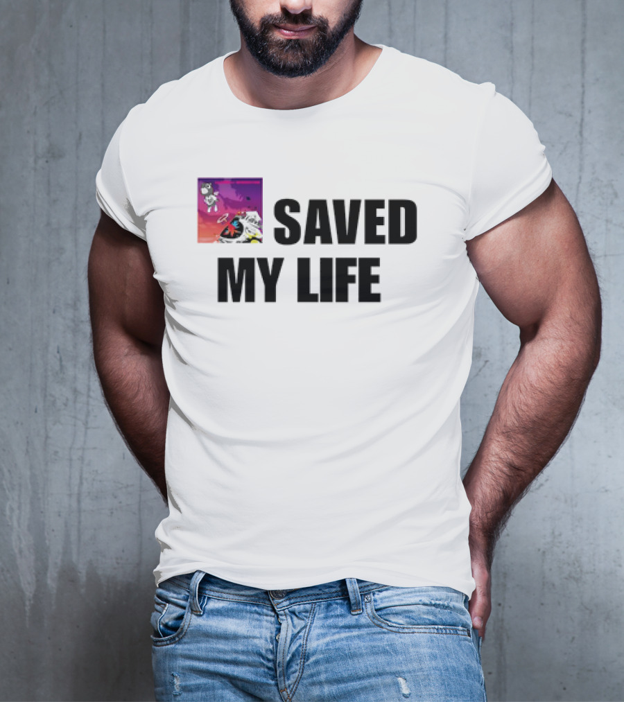 Kanye West Graduation Album Cover Art Saved My Life T-Shirt
