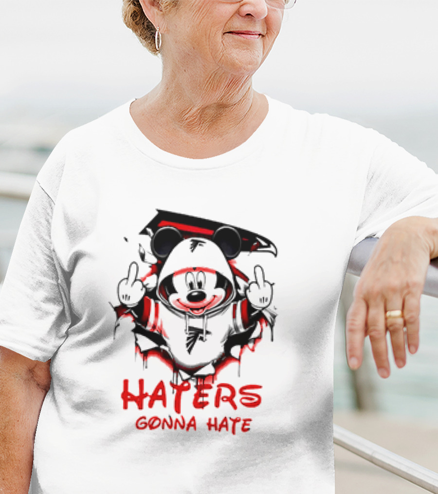 Atlanta Falcons Mickey Mouse Haters Gonna Hate T-Shirt