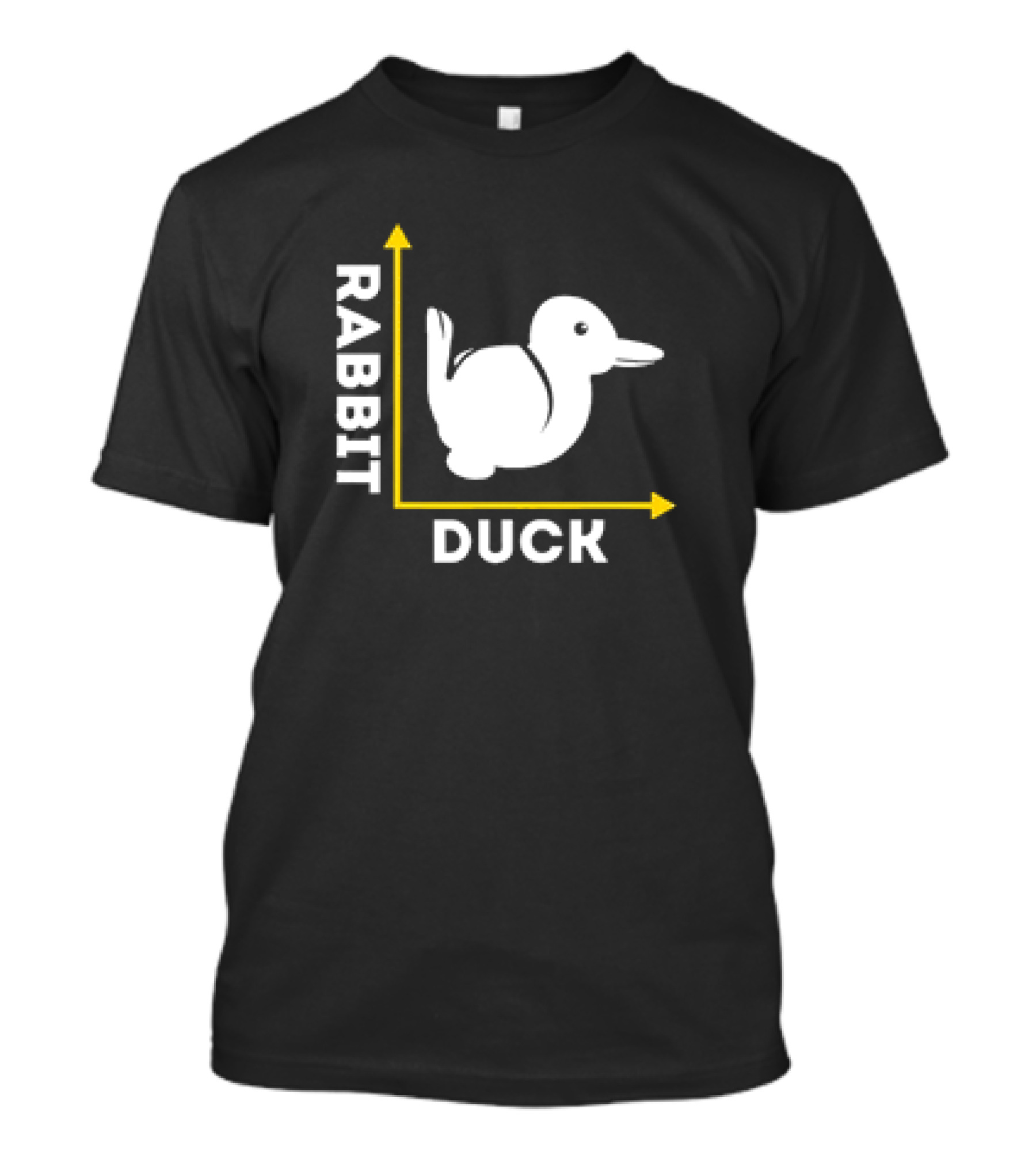 Rabbit Duck Optical Illusion Chart T-Shirt