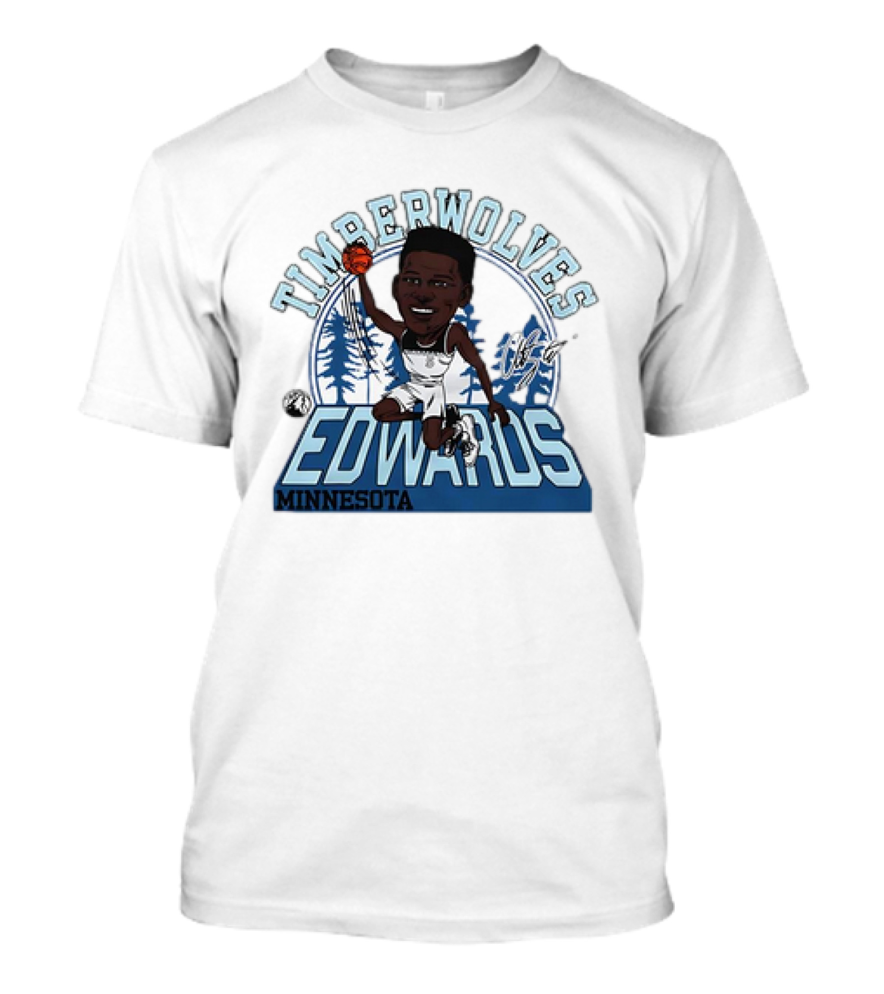 TIMBERWOLVES EDWARDS MINNESOTA T-Shirt