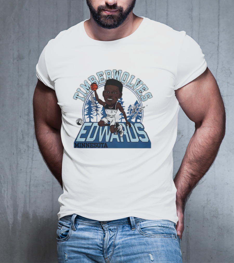 TIMBERWOLVES EDWARDS MINNESOTA T-Shirt
