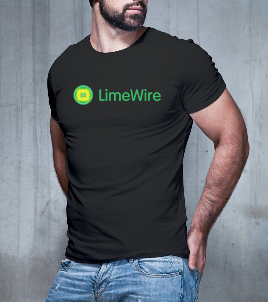 LimeWire Classic Logo Lime Design Vintage Nostalgia T-Shirt