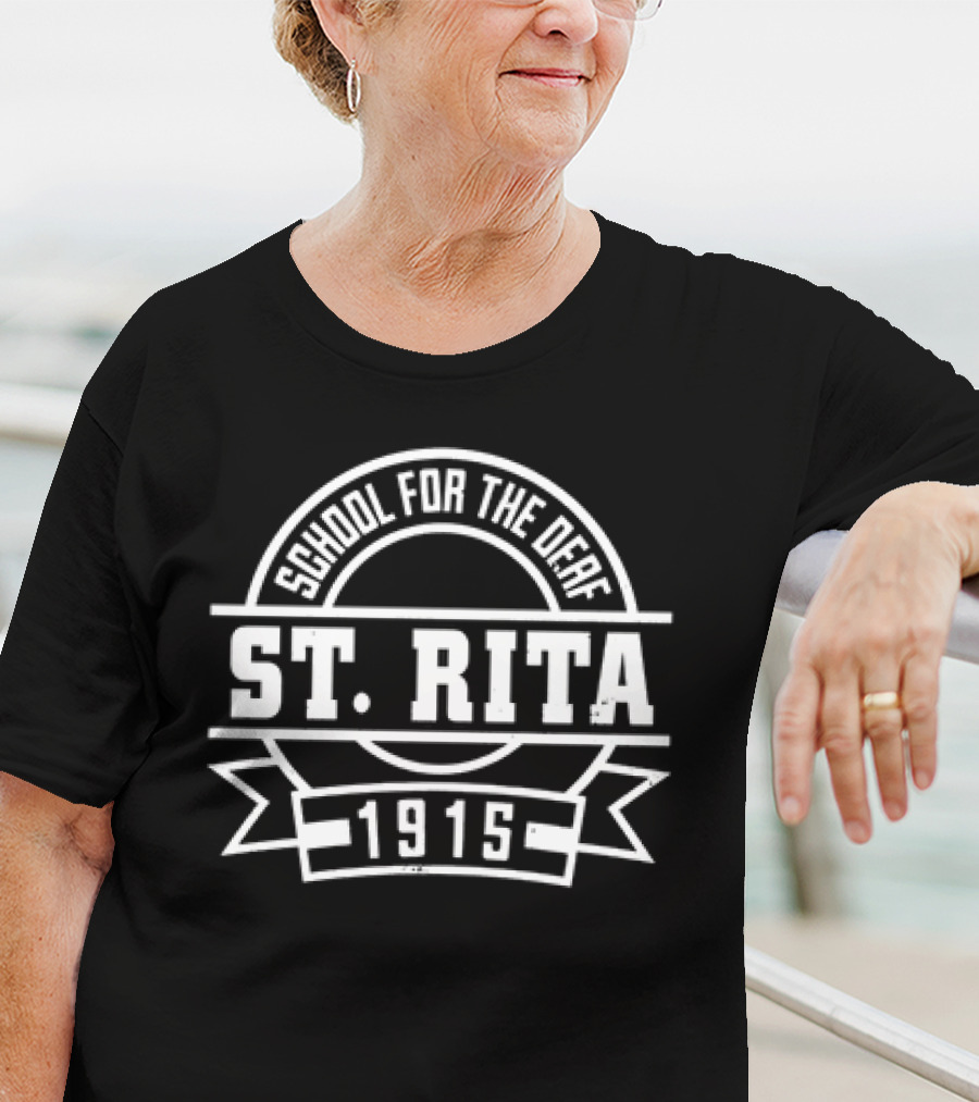 School For The Deaf St. Rita 1915 Retro T-Shirt