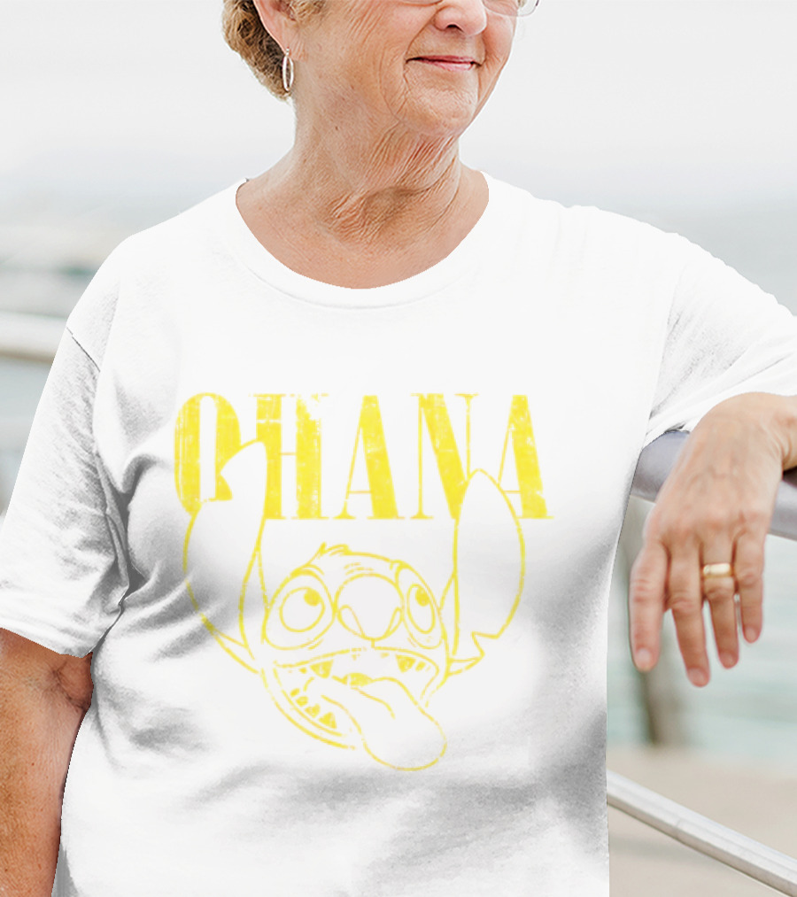 Ohana Stitch Nirvana Collaboration T-Shirt