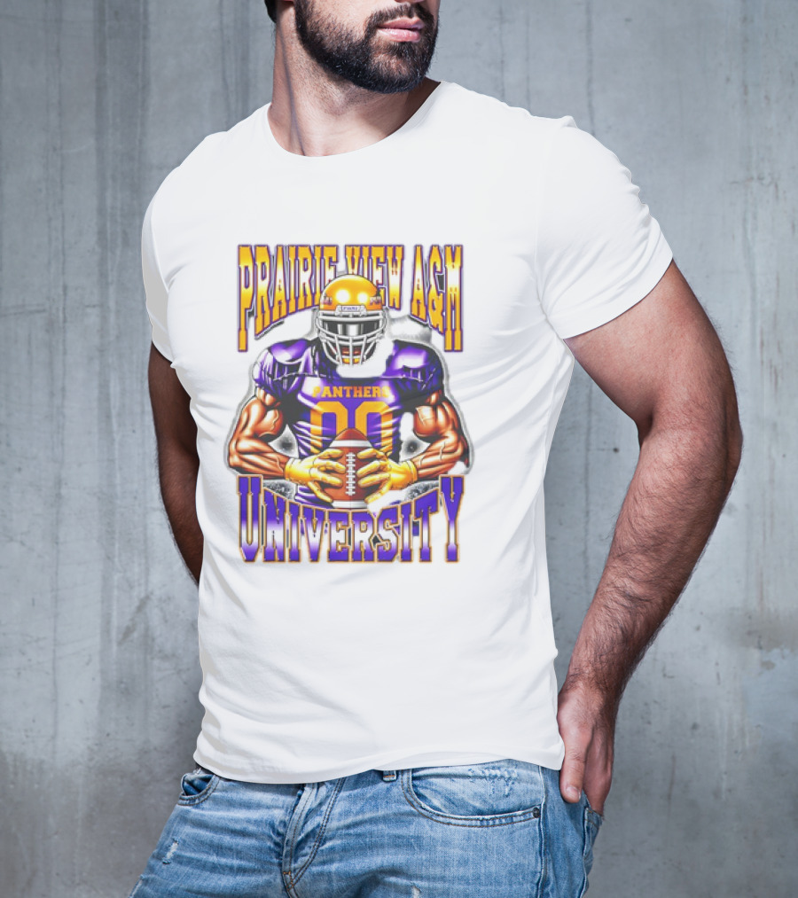 Prairie View A&M University Panthers Football Player 00 T-Shirt