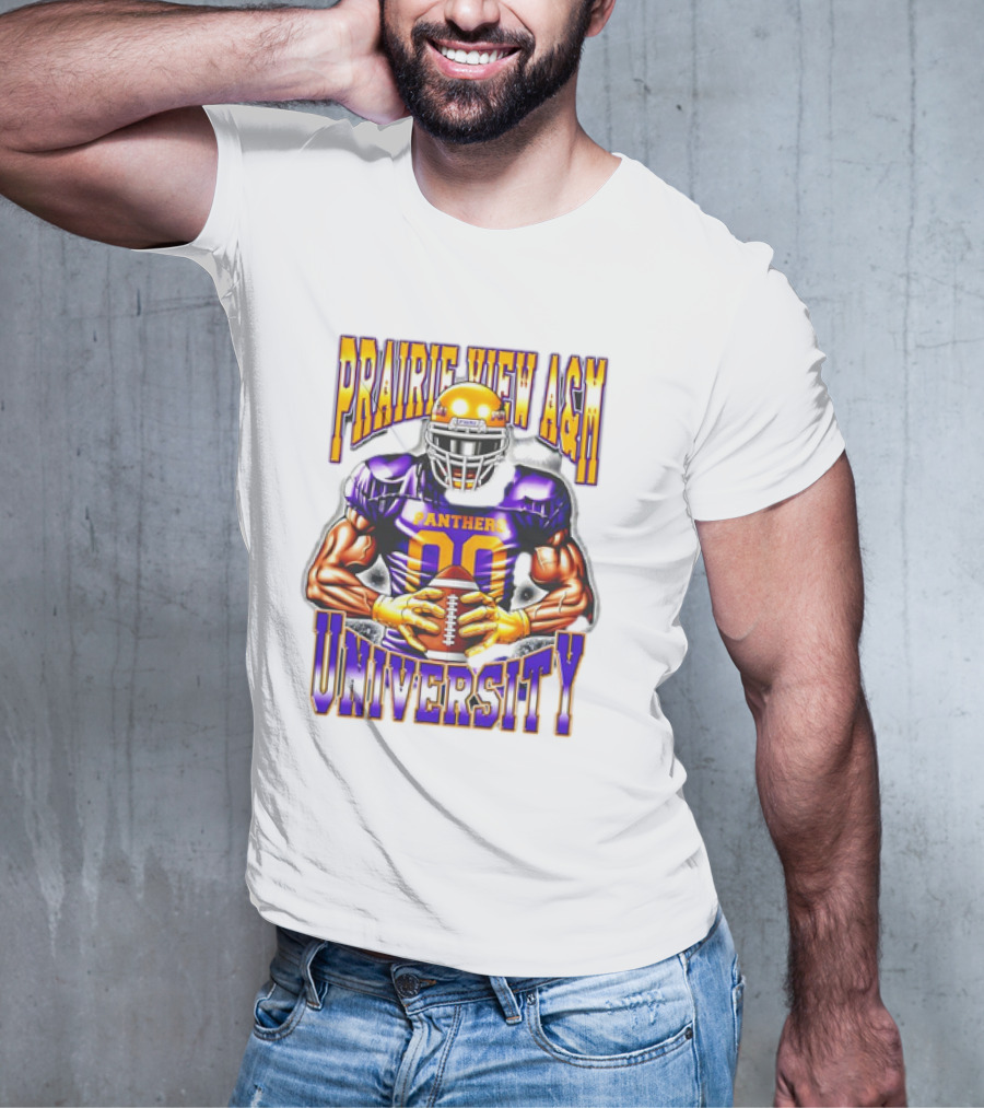 Prairie View A&M University Panthers Football Player 00 T-Shirt