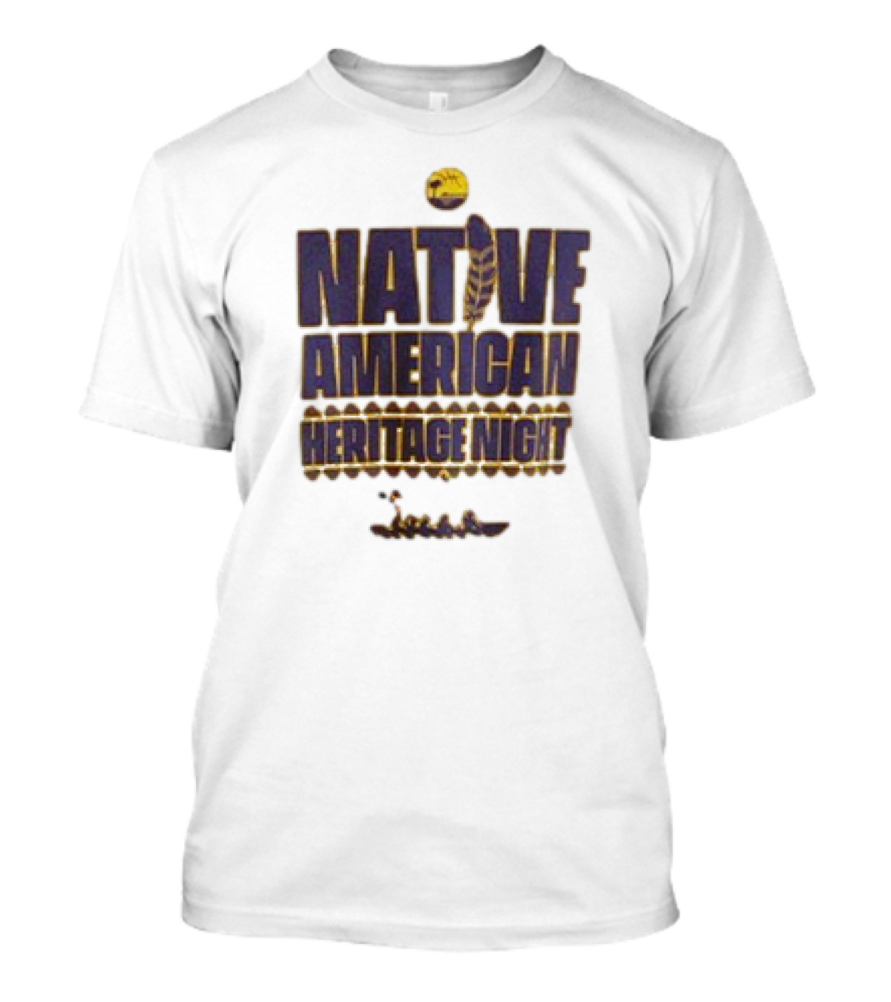 South Bay Lakers Native American Heritage Night Basketball Feather T-Shirt