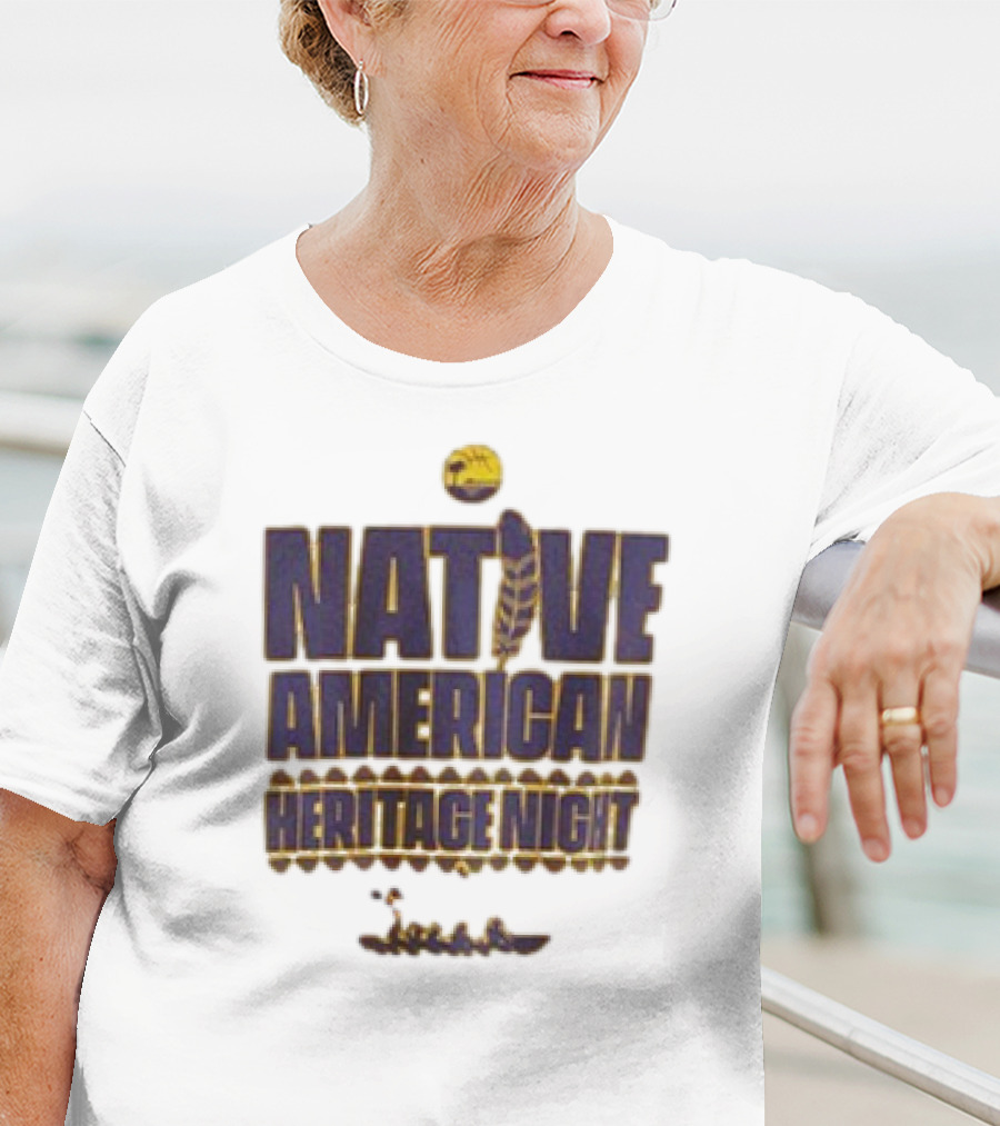 South Bay Lakers Native American Heritage Night Basketball Feather T-Shirt