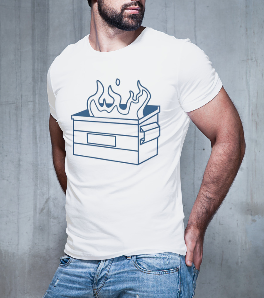 Burn It All Down Dumpster Fire T-Shirt