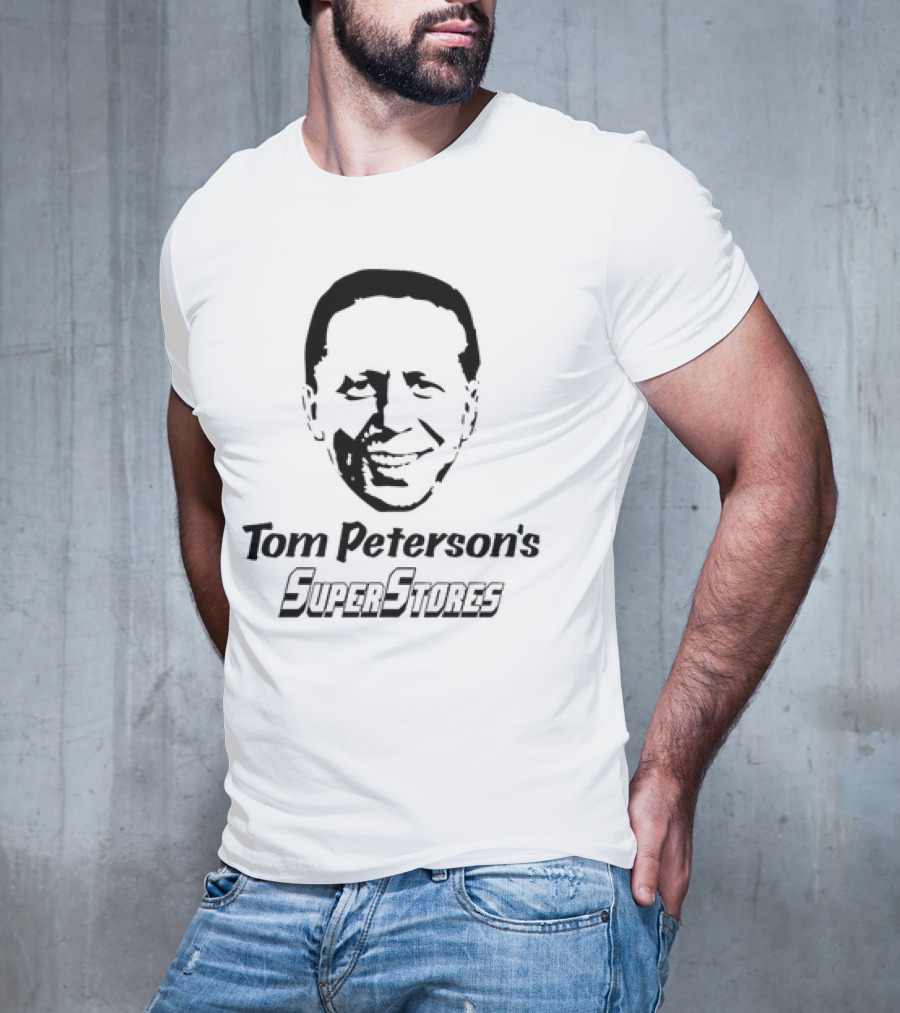 Tom Peterson's Super Stores Face T-Shirt