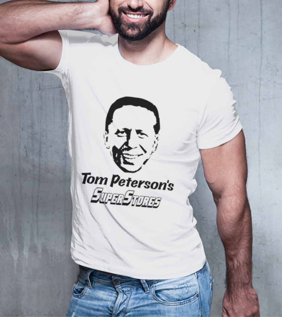 Tom Peterson's Super Stores Face T-Shirt