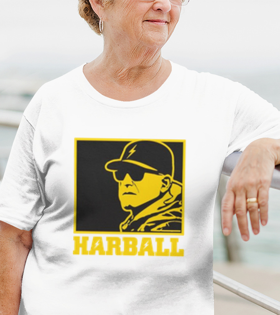 Chargers Harball NFL Royal Jim Harbaugh Los Angeles T-Shirt