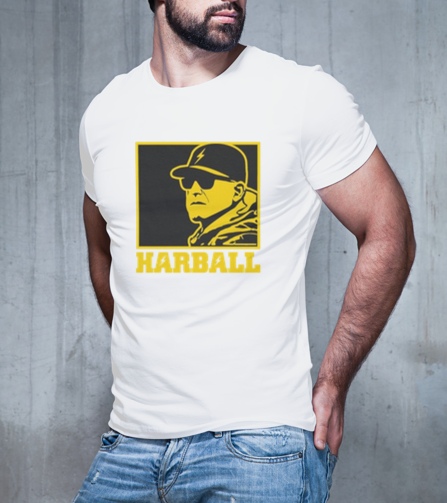 Chargers Harball NFL Royal Jim Harbaugh Los Angeles T-Shirt