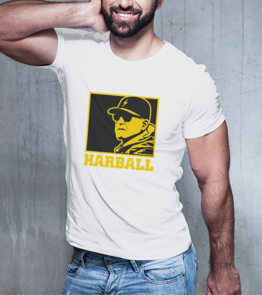 Chargers Harball NFL Royal Jim Harbaugh Los Angeles T-Shirt