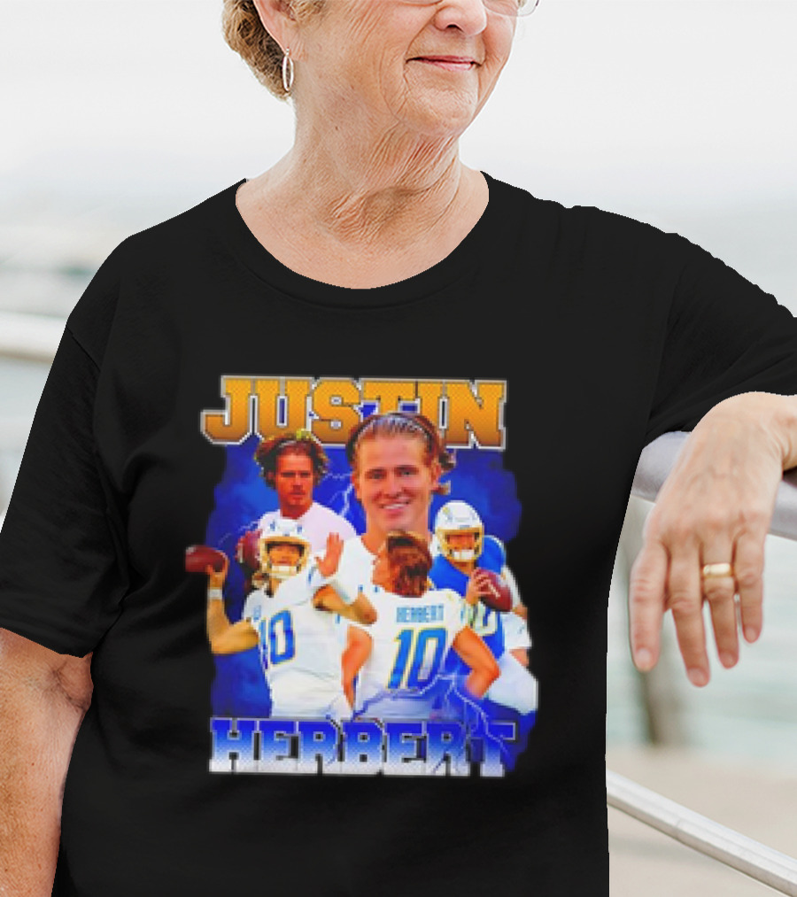 Justin Herbert Football Vintage T-Shirt