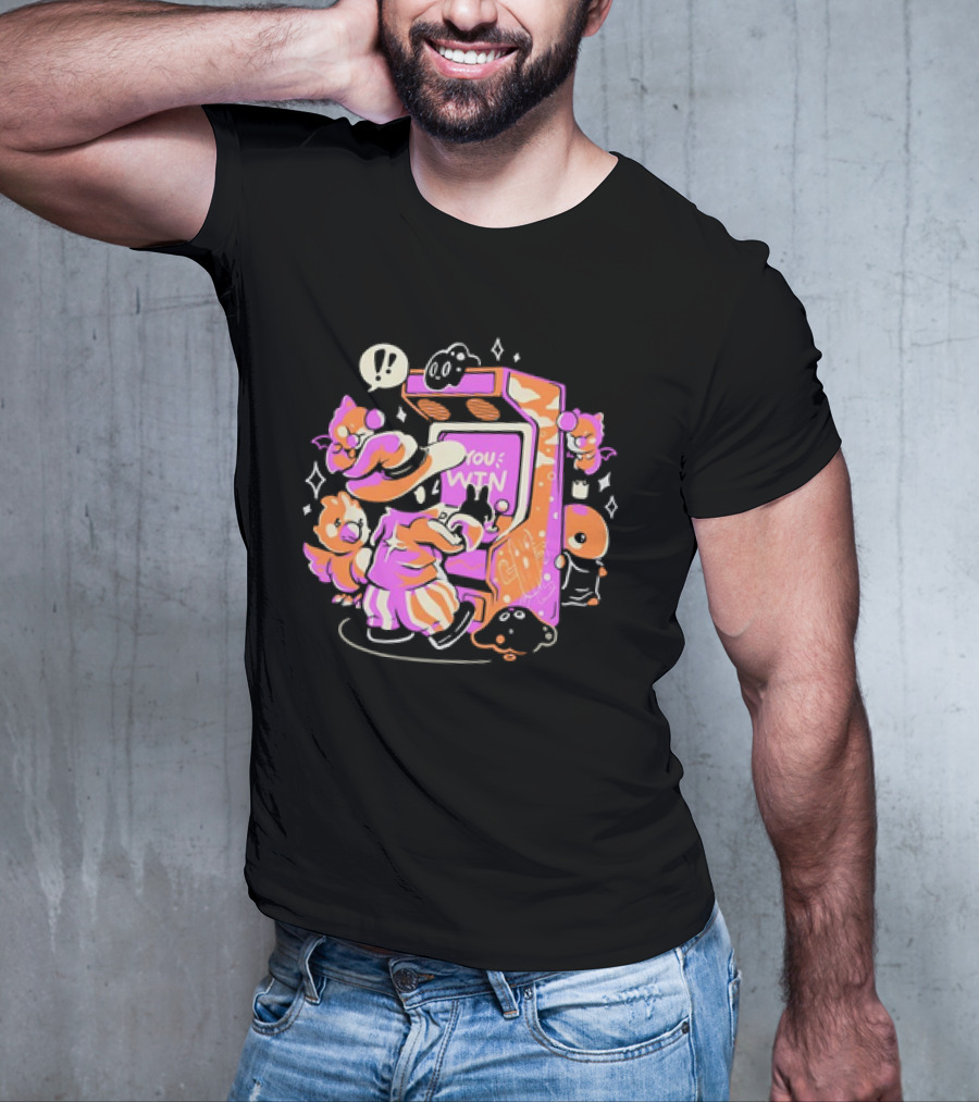 Arcade Adventure With Vivi And Friends Victory T-Shirt