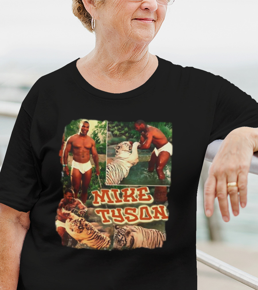 Mike Tyson Tiger Vintage Boxing Moments T-Shirt