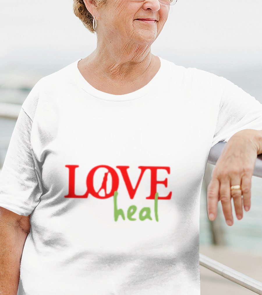 Devale Ellis Love Peace Heal T-Shirt