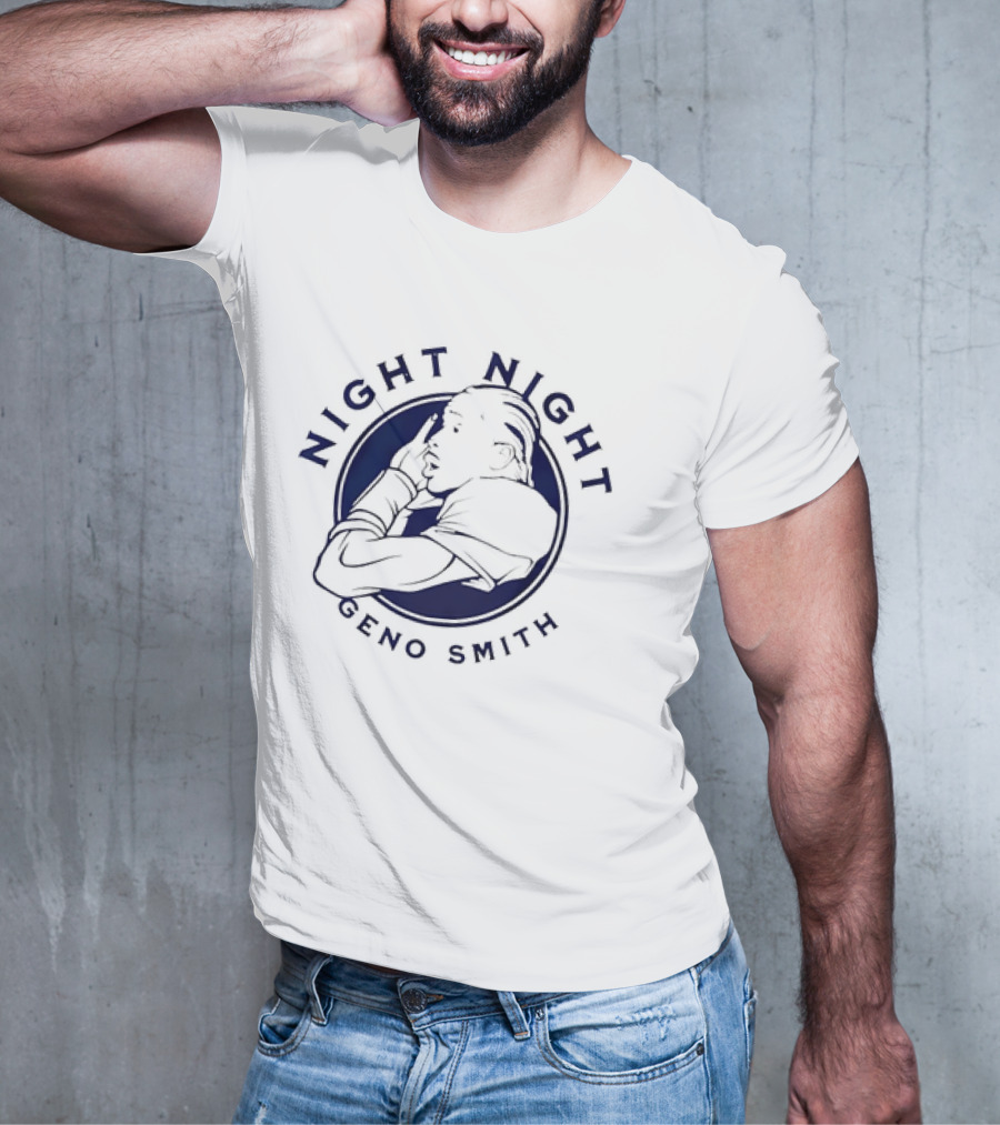 Geno Smith Night Night Seattle Seahawks Vintage T-Shirt
