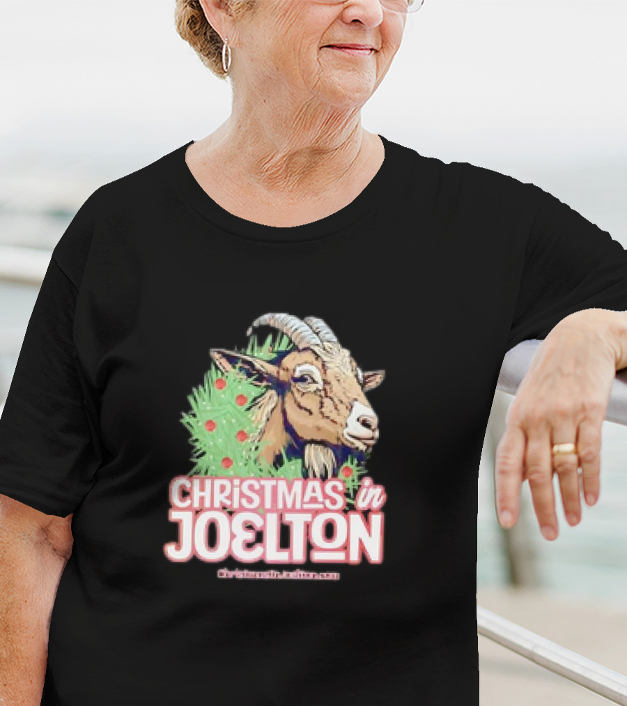 Christmas In Joelton Funny Goat Christmas T-Shirt