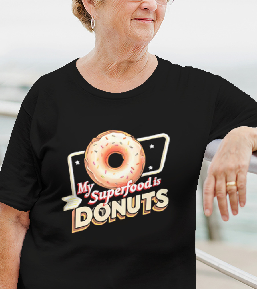 My Superfood Is Donuts Vintage T-Shirt