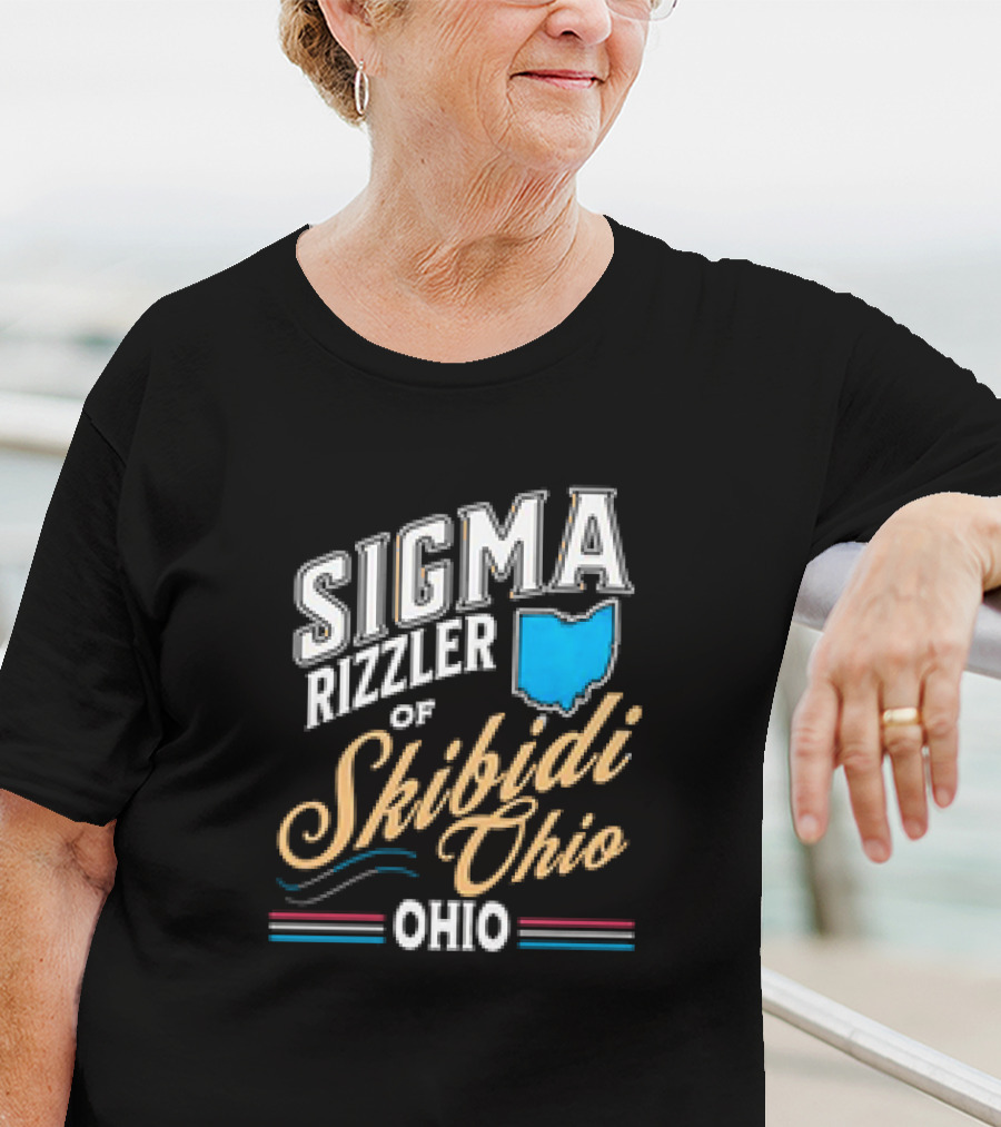 Sigma Rizzler Skibidi Ohio Map T-Shirt