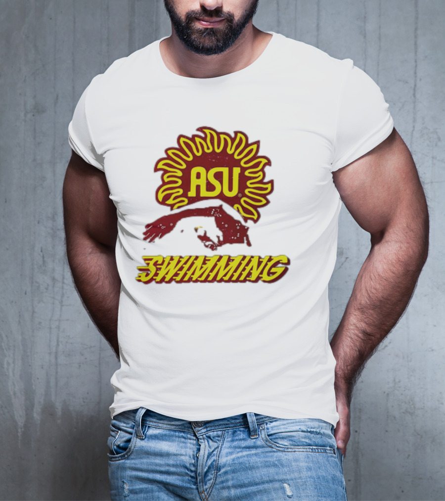 ASU Swimming Sun Devil Logo Dive Team T-Shirt