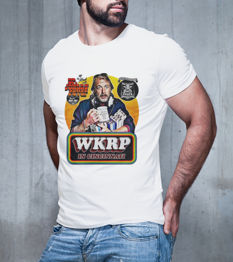 Dr Johnny Fever WKRP In Cincinnati Rock And Roll James Coffee Radio Mug T-Shirt